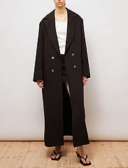 Brixtol Textiles - Olivia - Wool coat - winter coats - black - 2
