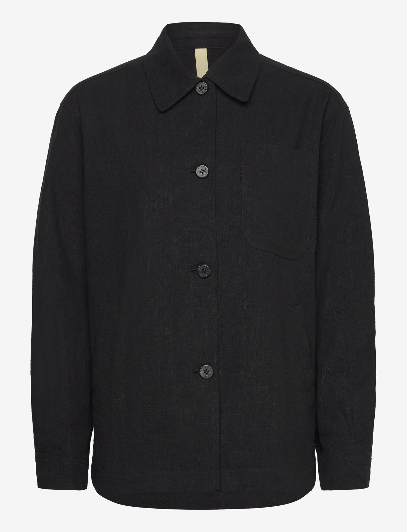 Brixtol Textiles - Ally Linen - efterårstøj - black - 0