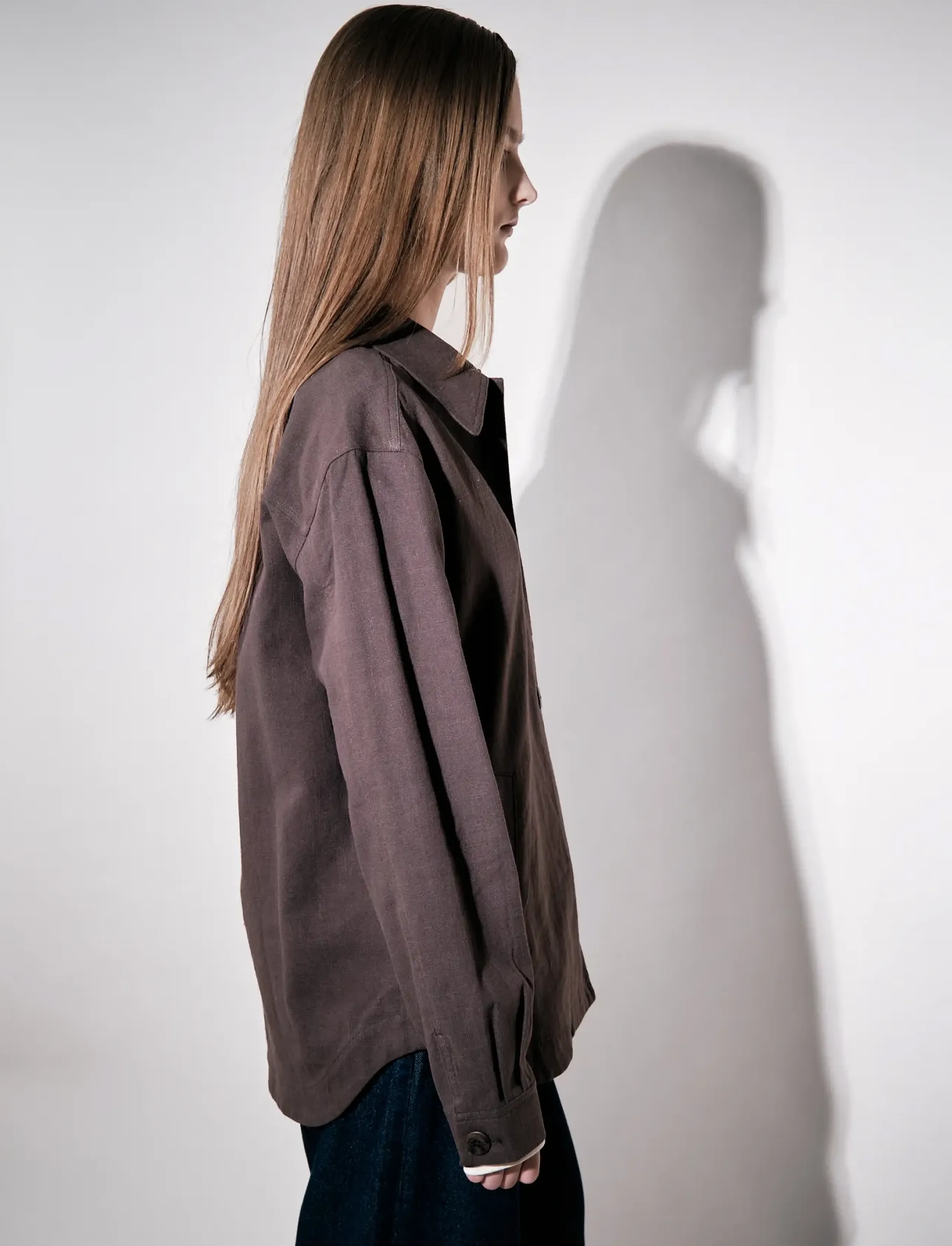 Brixtol Textiles - Ally Linen Brown - damen - brown - 3