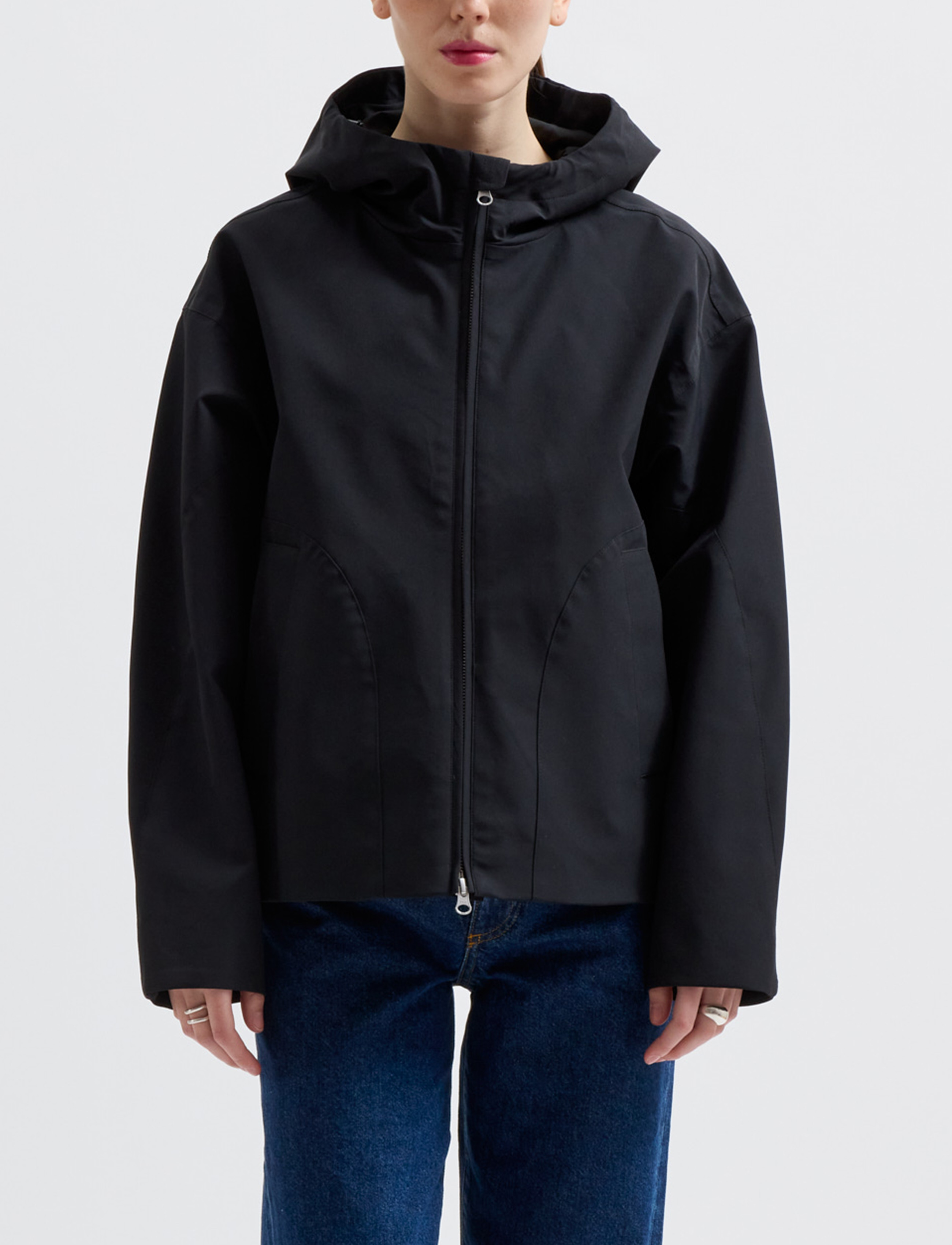 Brixtol Textiles Marta, Damen, Kapuzenjacke, Schwarz, Gr.XS