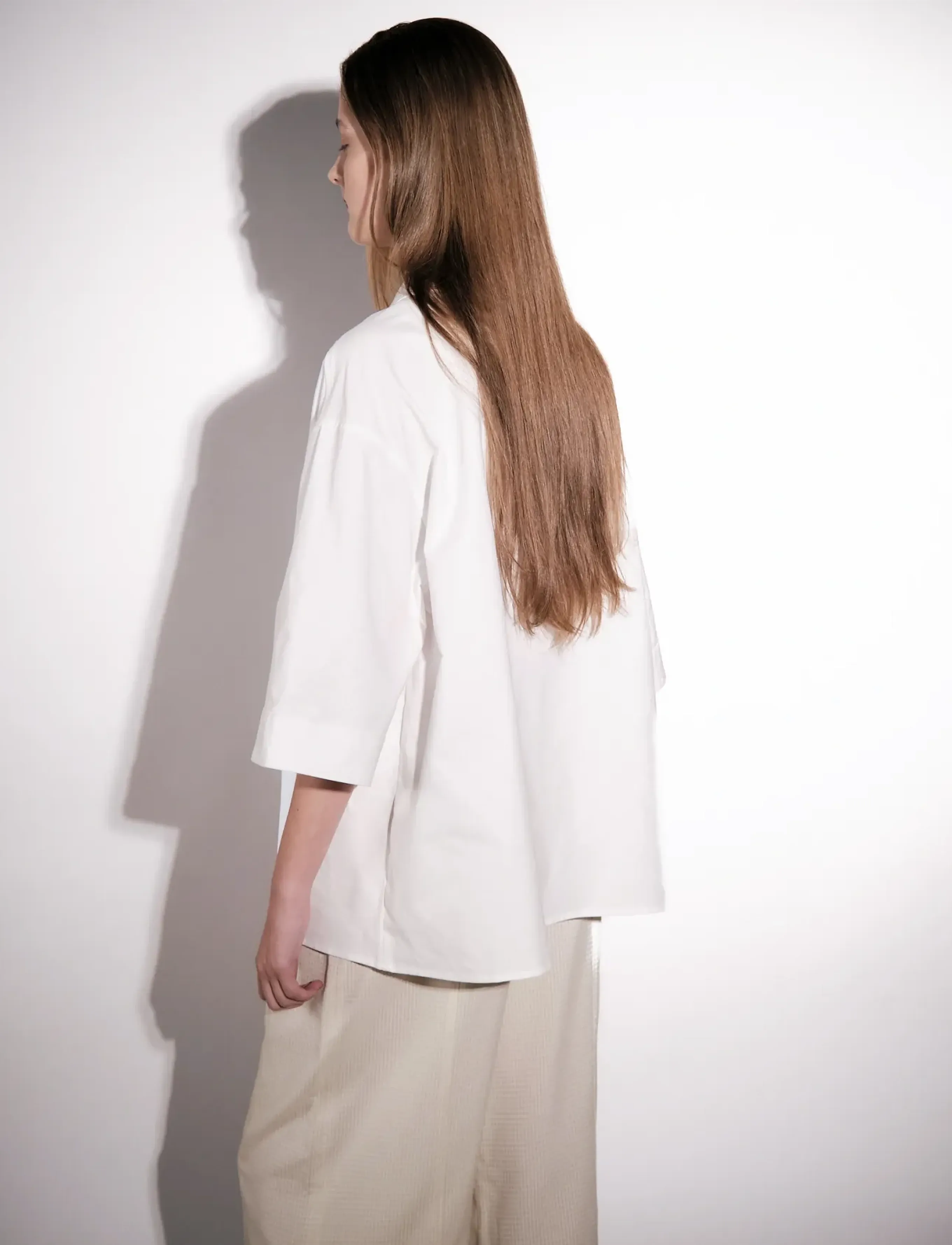 Brixtol Textiles - Lyra Off White - kortermede skjorter - off white - 4