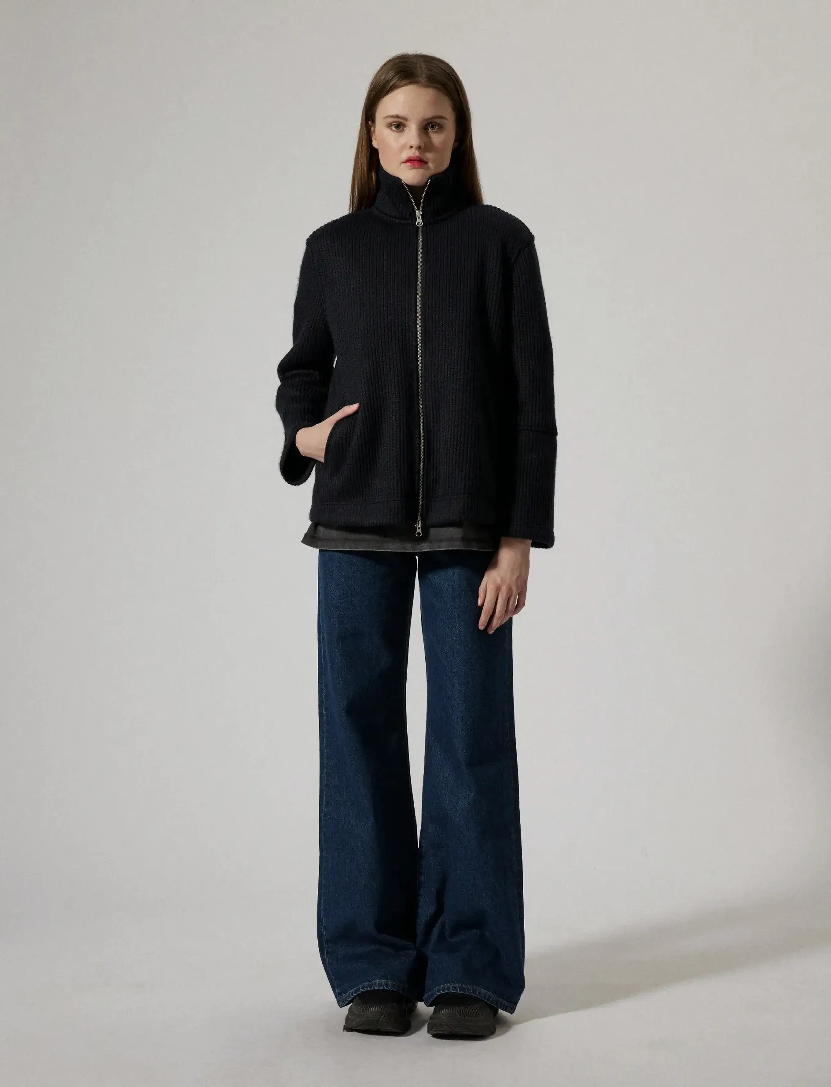 Brixtol Textiles - Seven Women Wool - Žieminės striukės - midnight blue - 2