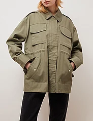 Brixtol Textiles - Jane - utility jackets - light olive - 2