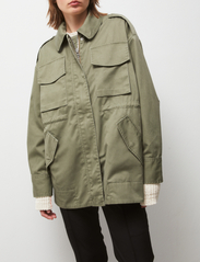 Brixtol Textiles - Jane - utility jackets - light olive - 6