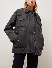 Brixtol Textiles - Jane Denim - denim jackets - washed black - 2