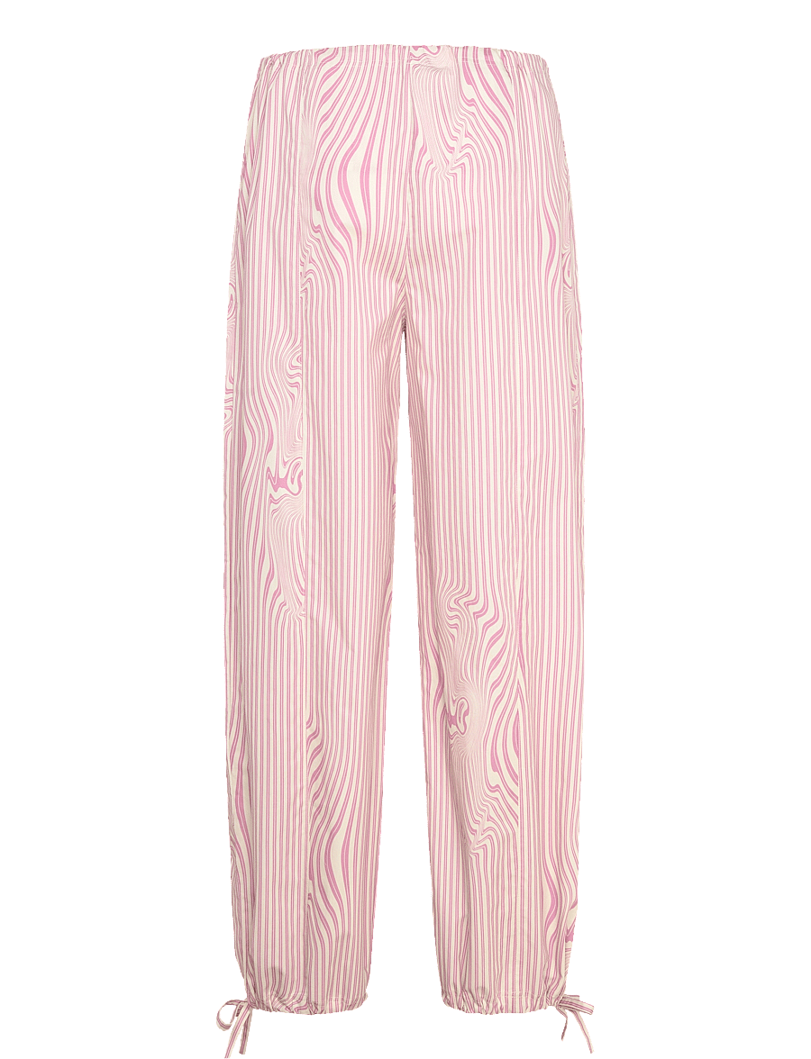 Brixtol Textiles - Kirsten Trousers - vinsældir í tísku - pink glitch stripe - 2