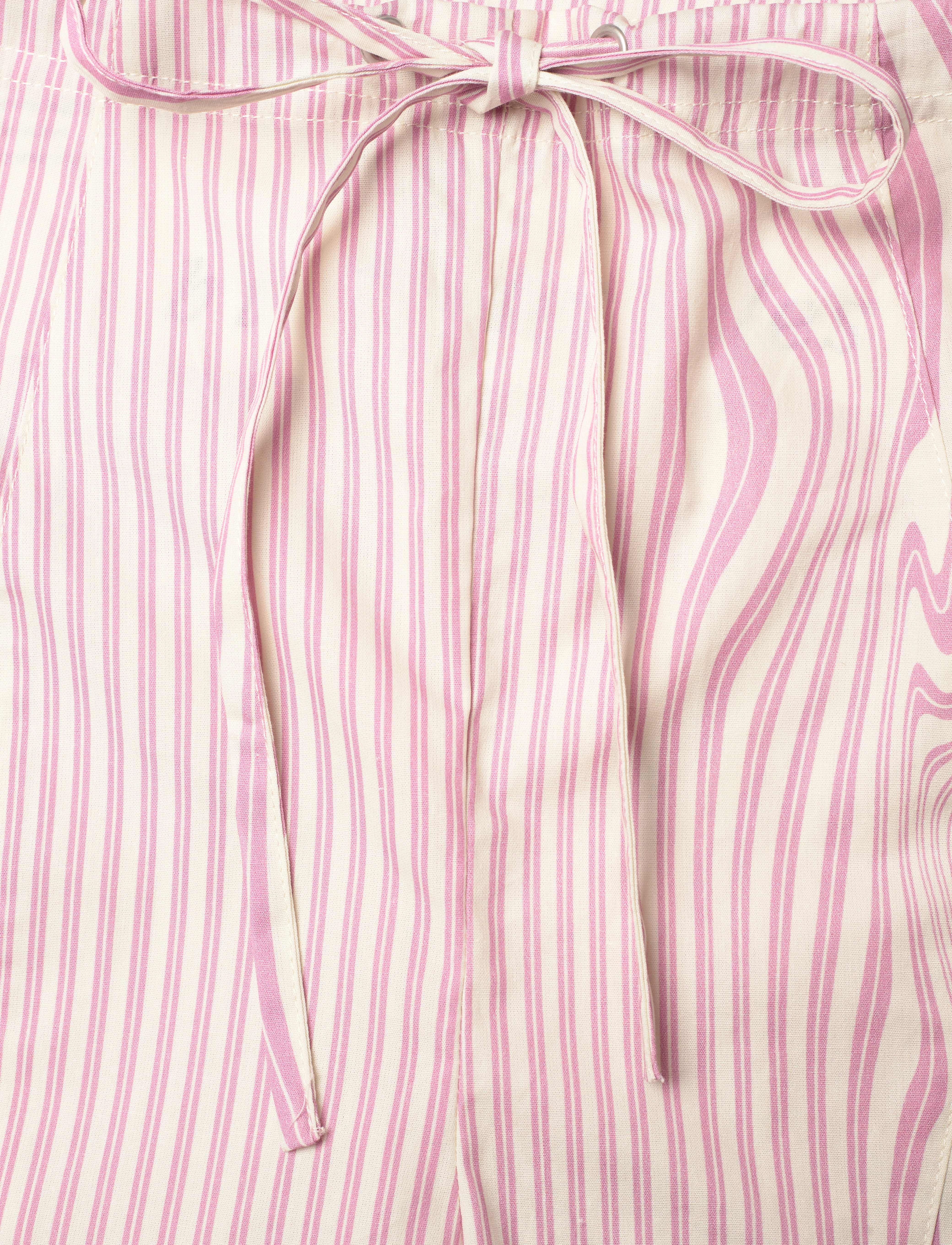 Brixtol Textiles - Kirsten Trousers - joggers - pink glitch stripe - 4