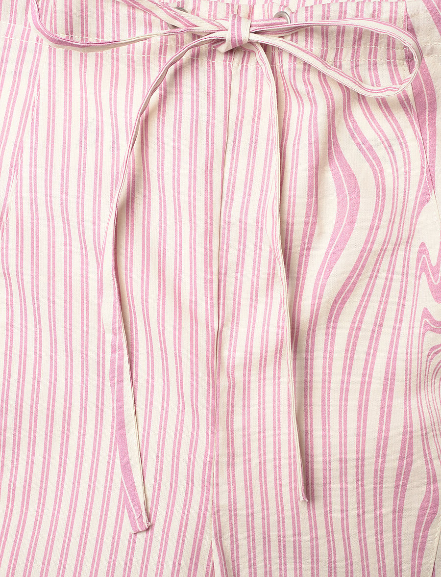 Brixtol Textiles - Kirsten Trousers - vinsældir í tísku - pink glitch stripe - 4