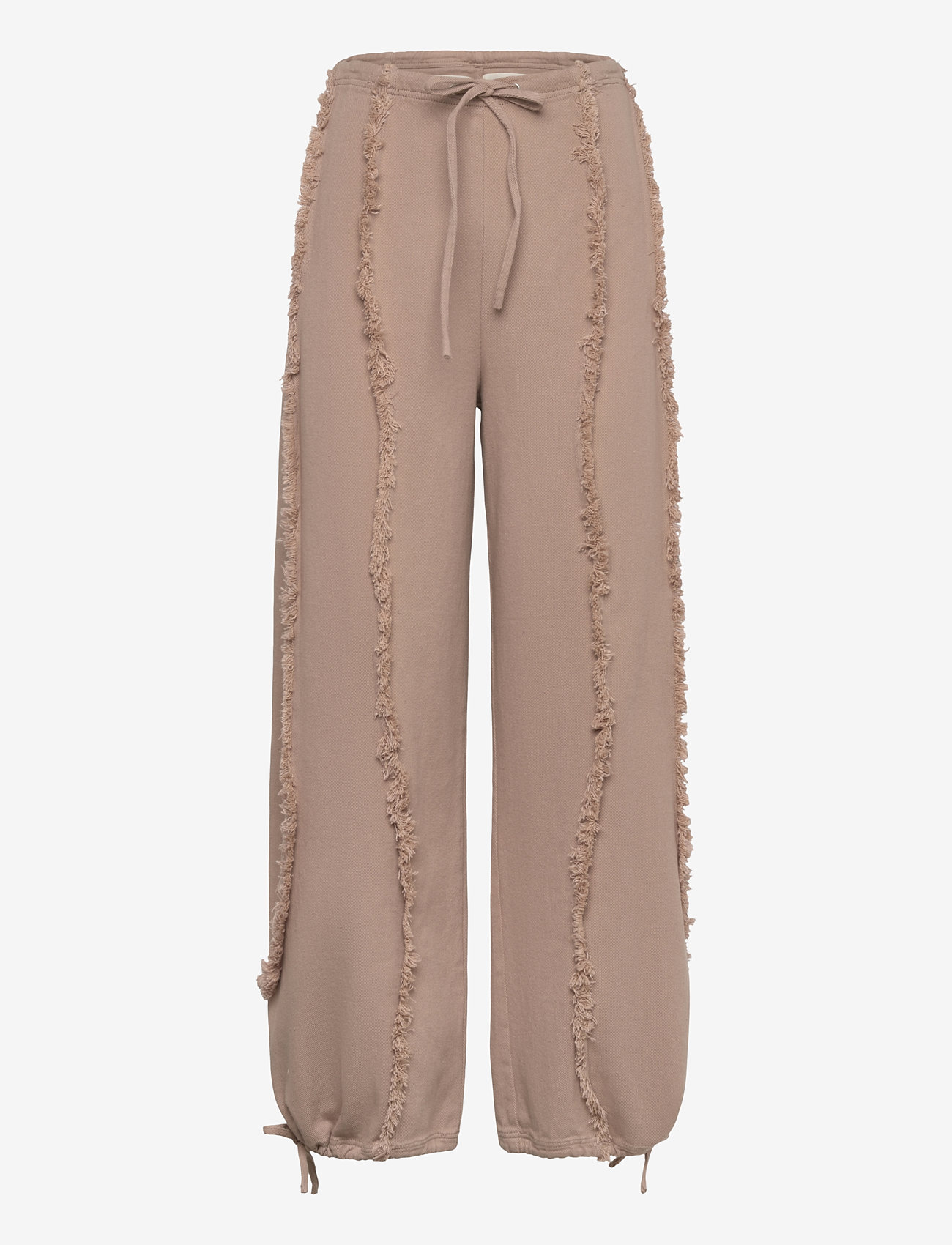 Brixtol Textiles - Kirsten Trousers Distressed - joggers - wheat - 1