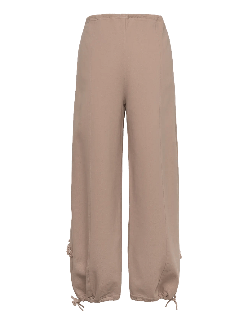 Brixtol Textiles - Kirsten Trousers Distressed - joggersid - wheat - 2