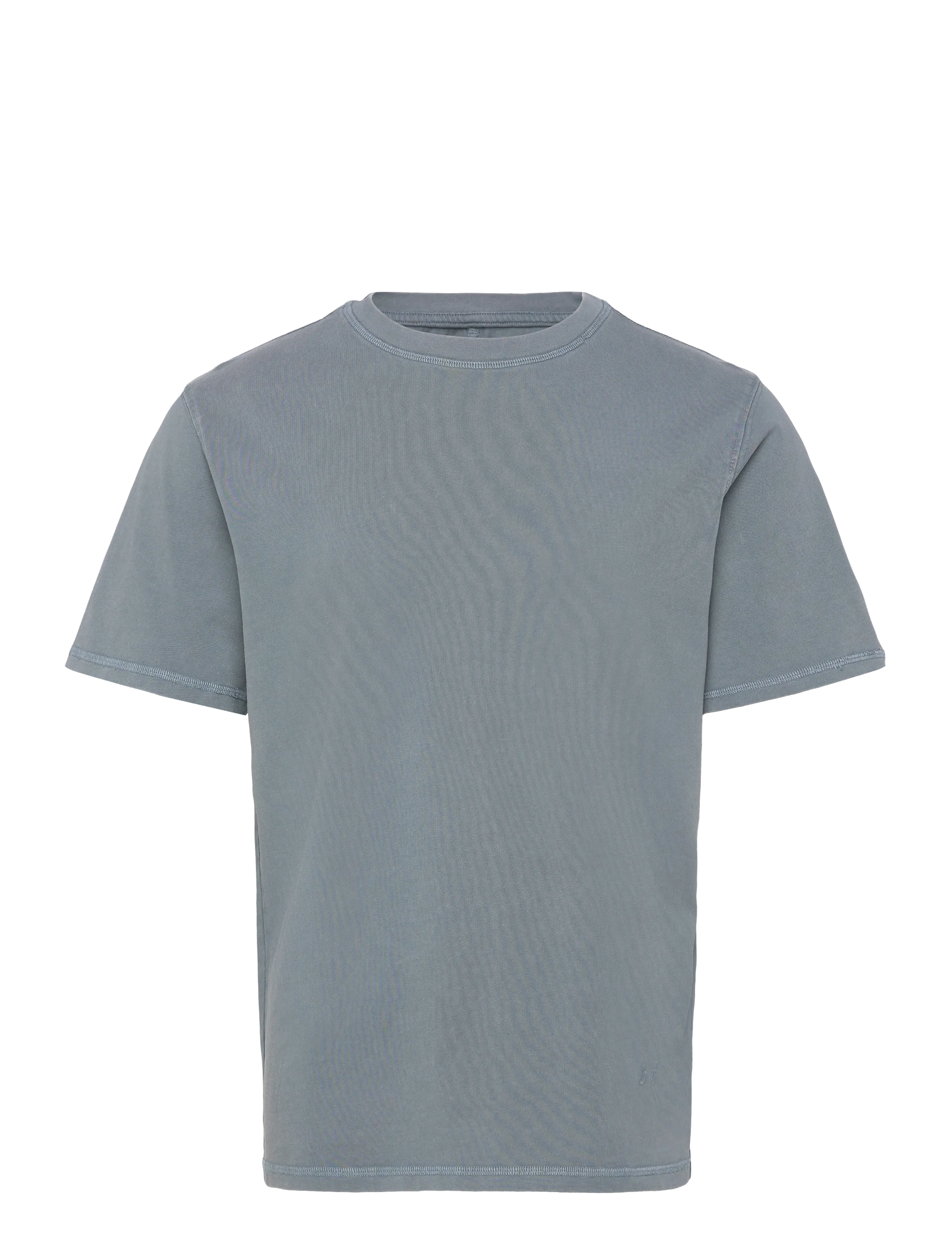 BRIXTOL TEXTILES Bt T-Shirt Washed Dusty Blau Blau - S - Damen