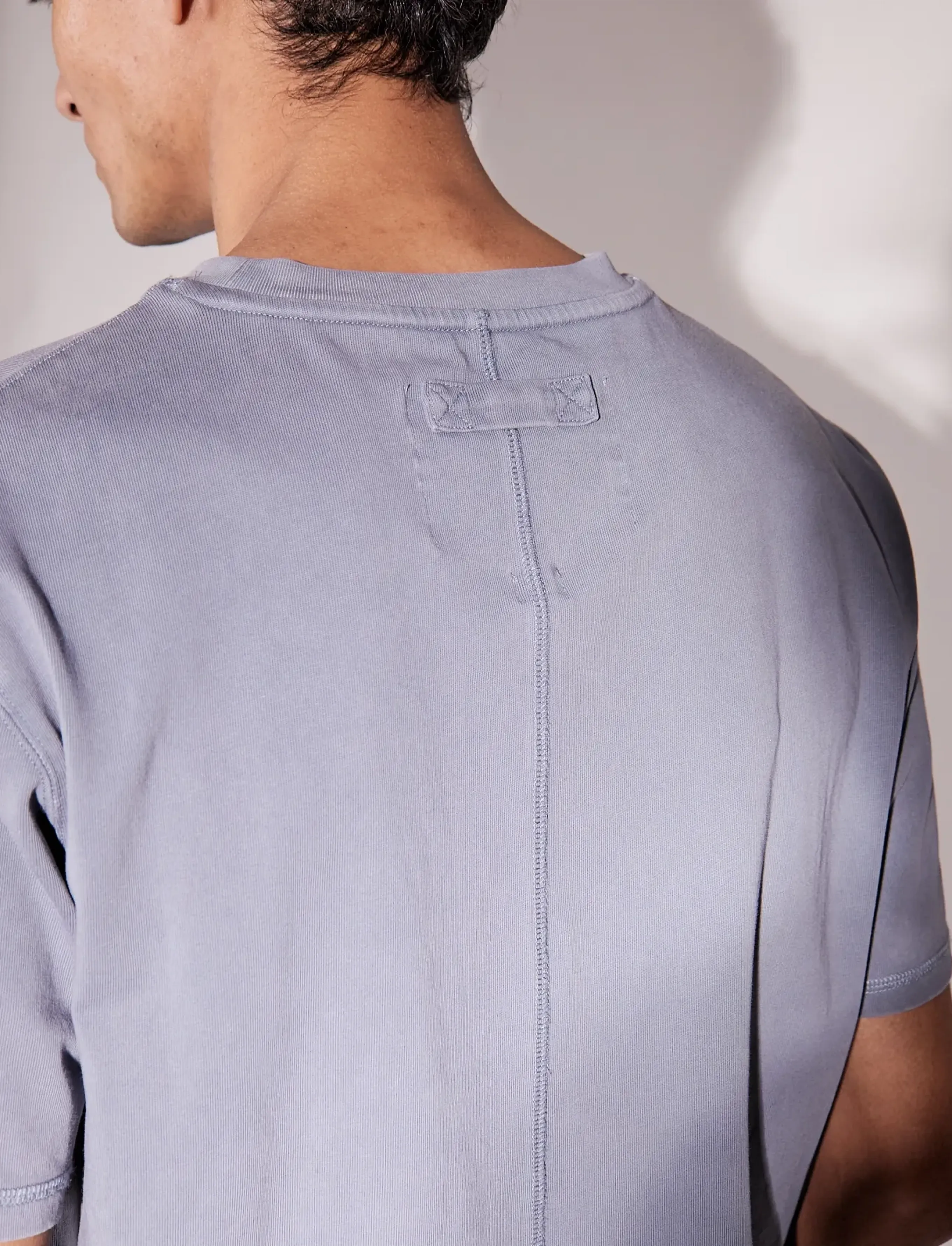 Brixtol Textiles - BT T-shirt Washed Grey - kortärmade t-shirts - washed dusty blue - 5