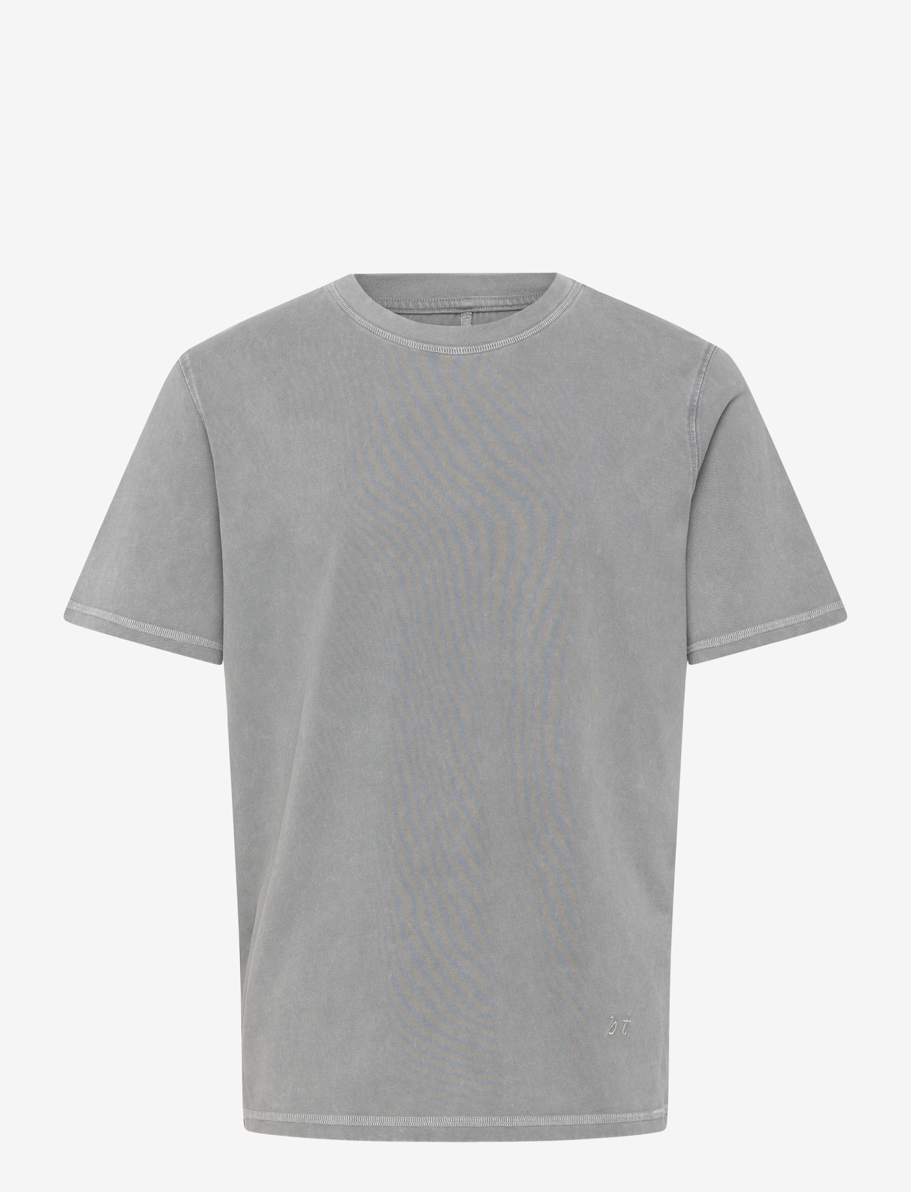 Brixtol Textiles - BT T-shirt Washed dusty blue - t-shirts - washed grey - 1
