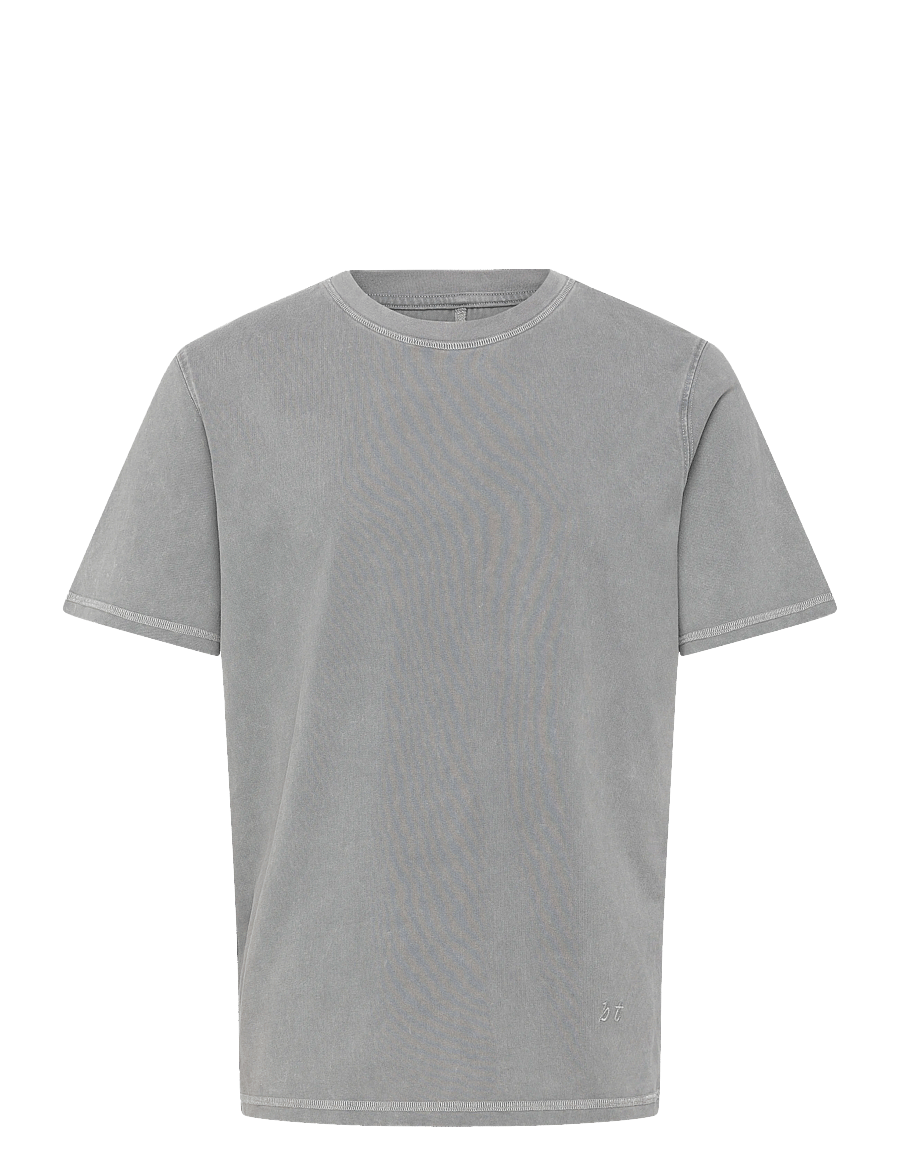 Brixtol Textiles - BT T-shirt Washed Grey - kortærmede t-shirts - washed grey - 1
