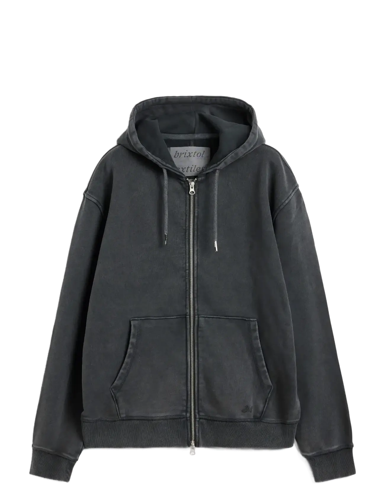 BT Zip Hoodie - WASHED BLACK