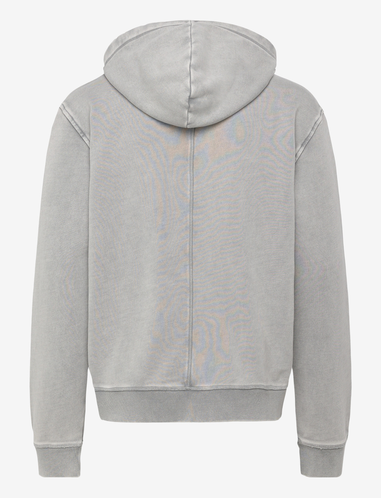 Brixtol Textiles - BT Zip Hoodie Washed Grey - kapuutsiga dressipluusid - washed grey - 2