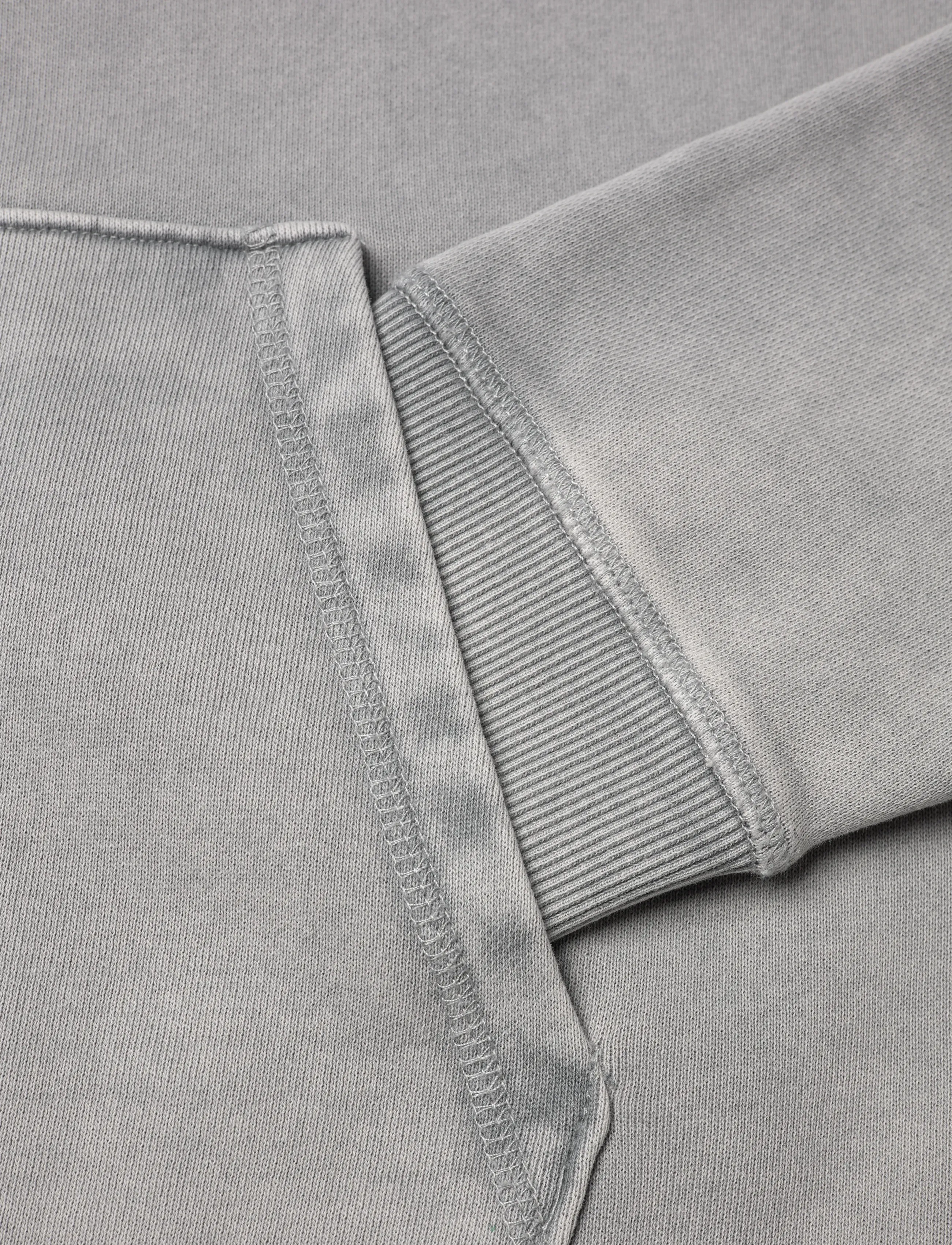 Brixtol Textiles - BT Zip Hoodie - hoodies - washed grey - 5