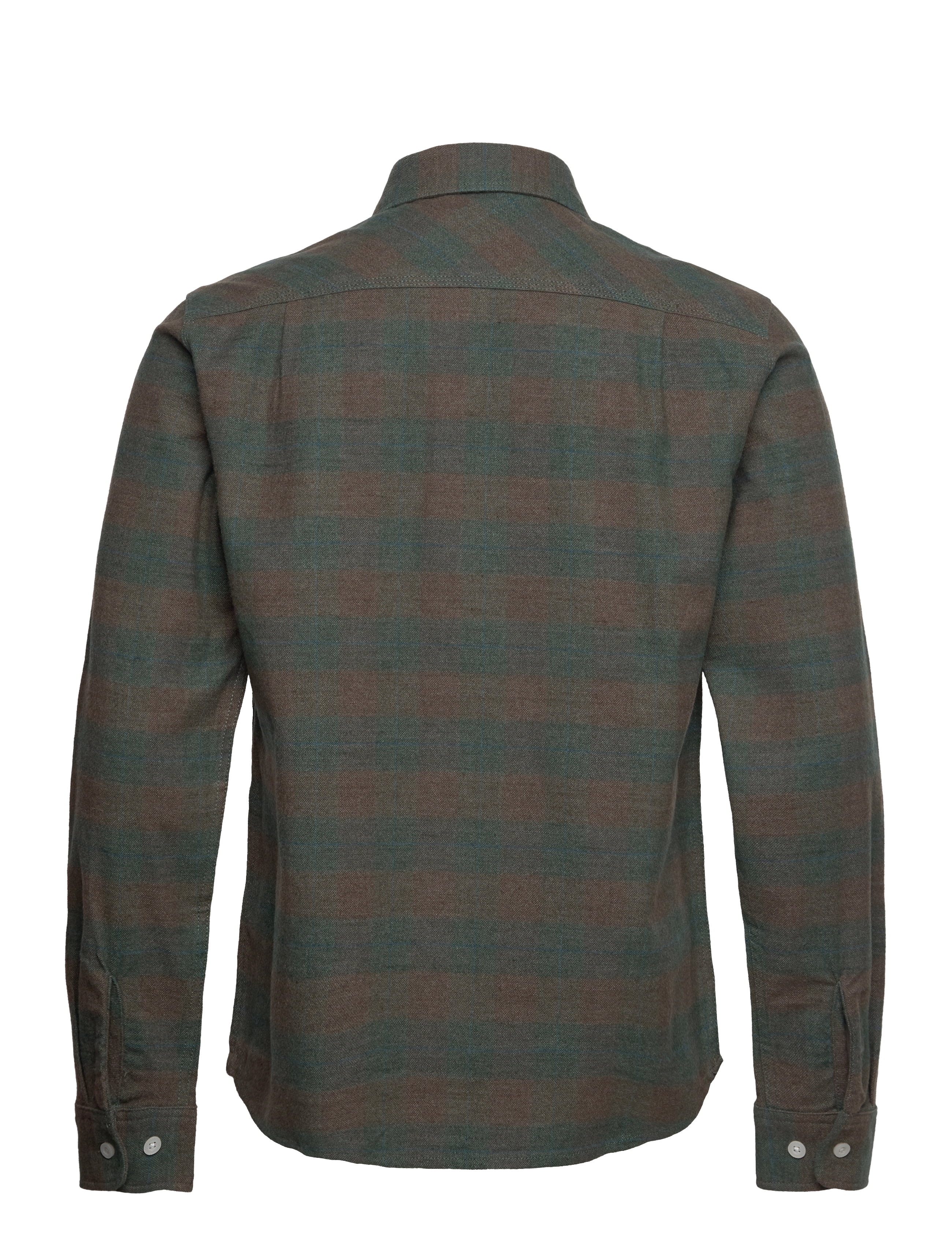 Brixton - Bowery L/S Flannel - ocean - 2