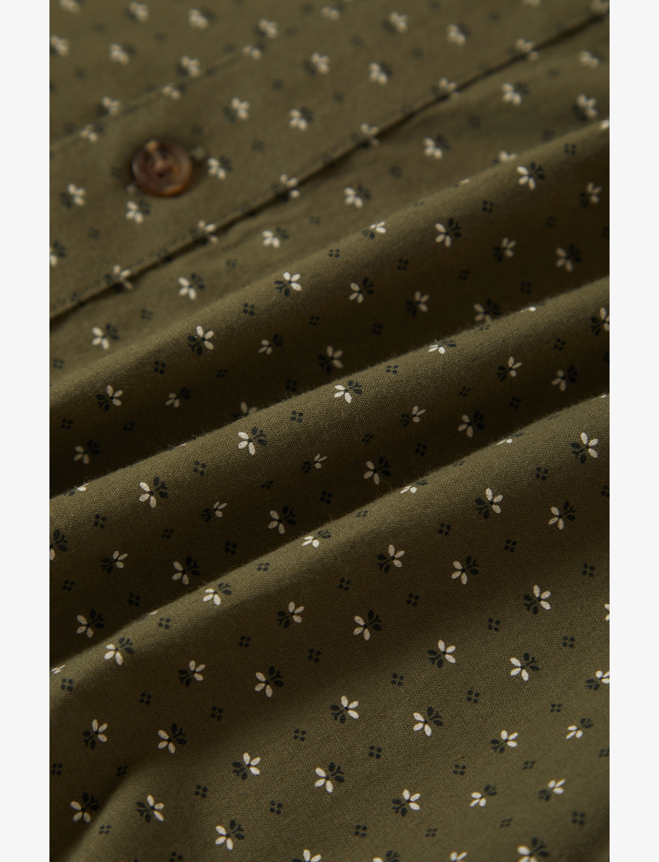 Brixton - Charter Print S/S Wvn - short-sleeved shirts - ivy green/micro floral - 3