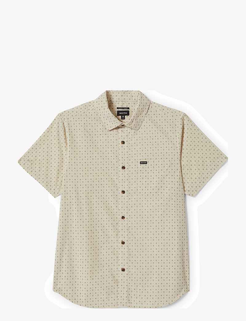 Brixton - Charter Print S/S Wvn - lühikeste varrukatega särgid - off white/micro floral - 1