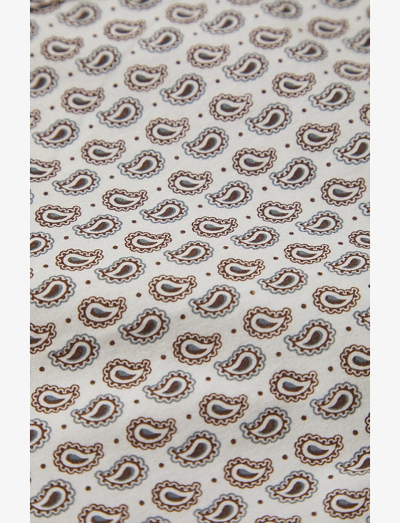 Brixton - Charter Print S/S Wvn - kortermede skjorter - off white/paisley - 3