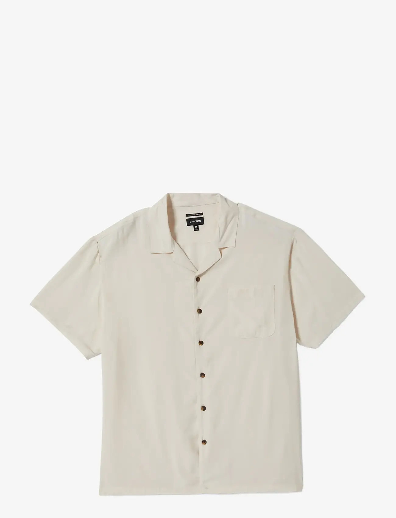 Brixton - Bunker S/S Wvn - kurzarmhemden - whitecap - 0