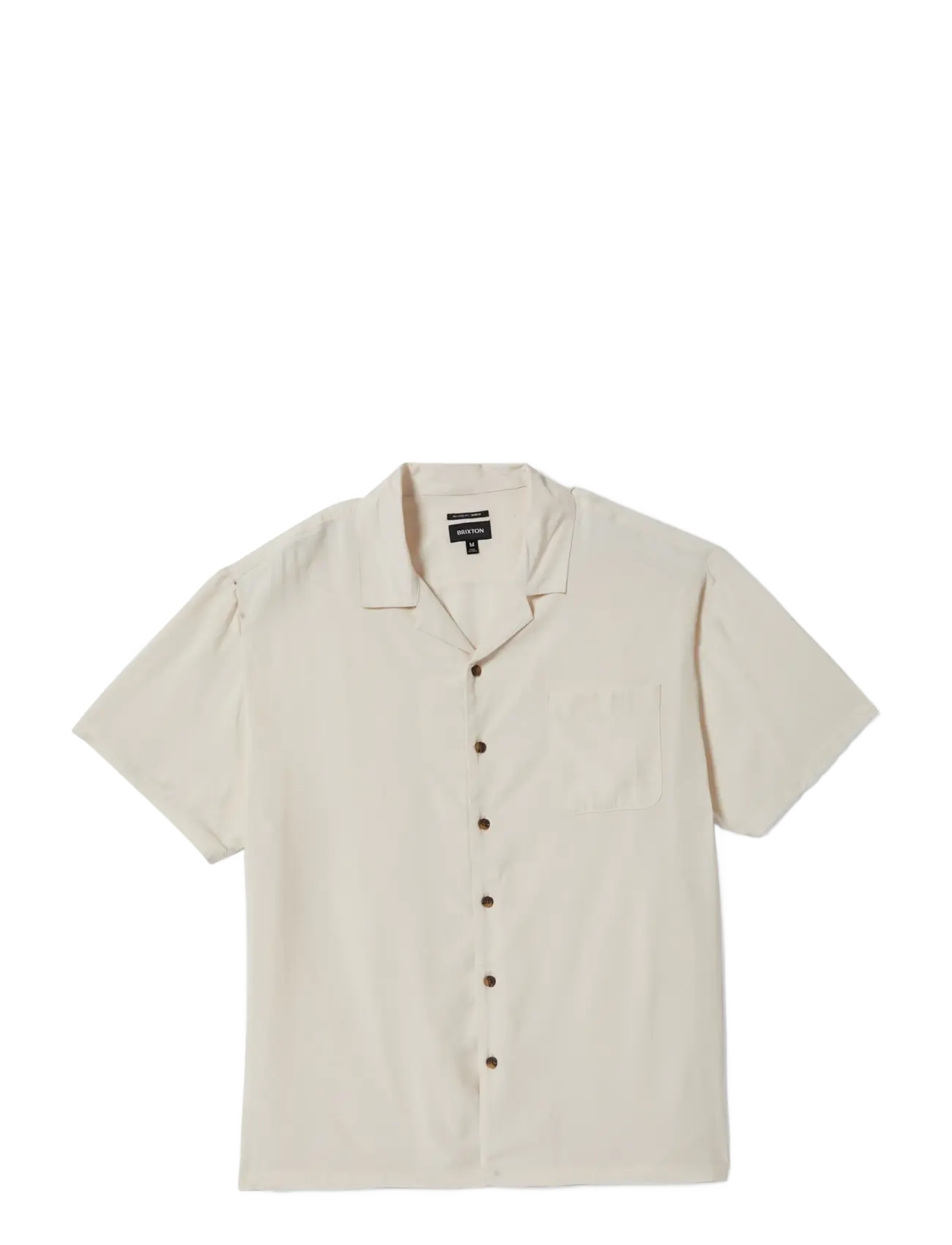 Brixton Bunker S/S Wvn - Tøj - WHITECAP / beige
