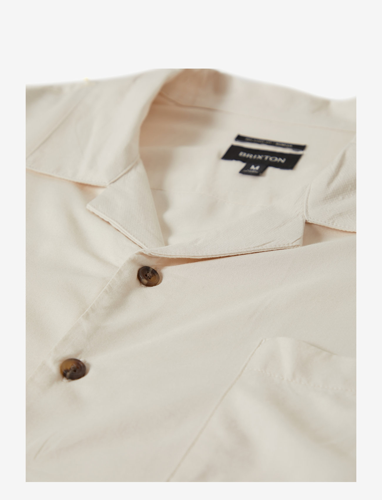 Brixton - Bunker S/S Wvn - kurzarmhemden - whitecap - 1