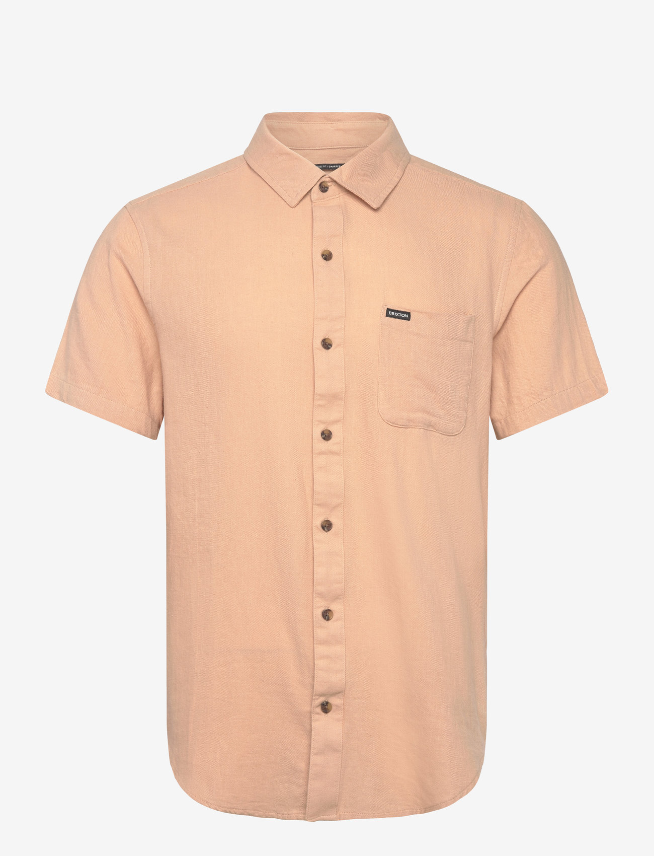Brixton - Charter Org Cttn S/S Wvn - oxford shirts - hazelnut - 1