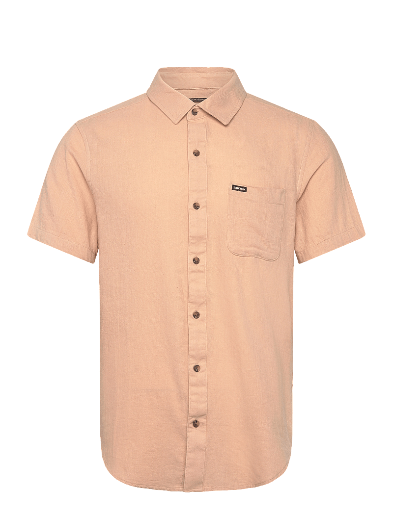 Brixton - Charter Org Cttn S/S Wvn - oxford shirts - hazelnut - 1