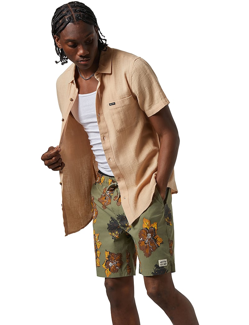 Brixton - Charter Org Cttn S/S Wvn - oxford shirts - hazelnut - 3