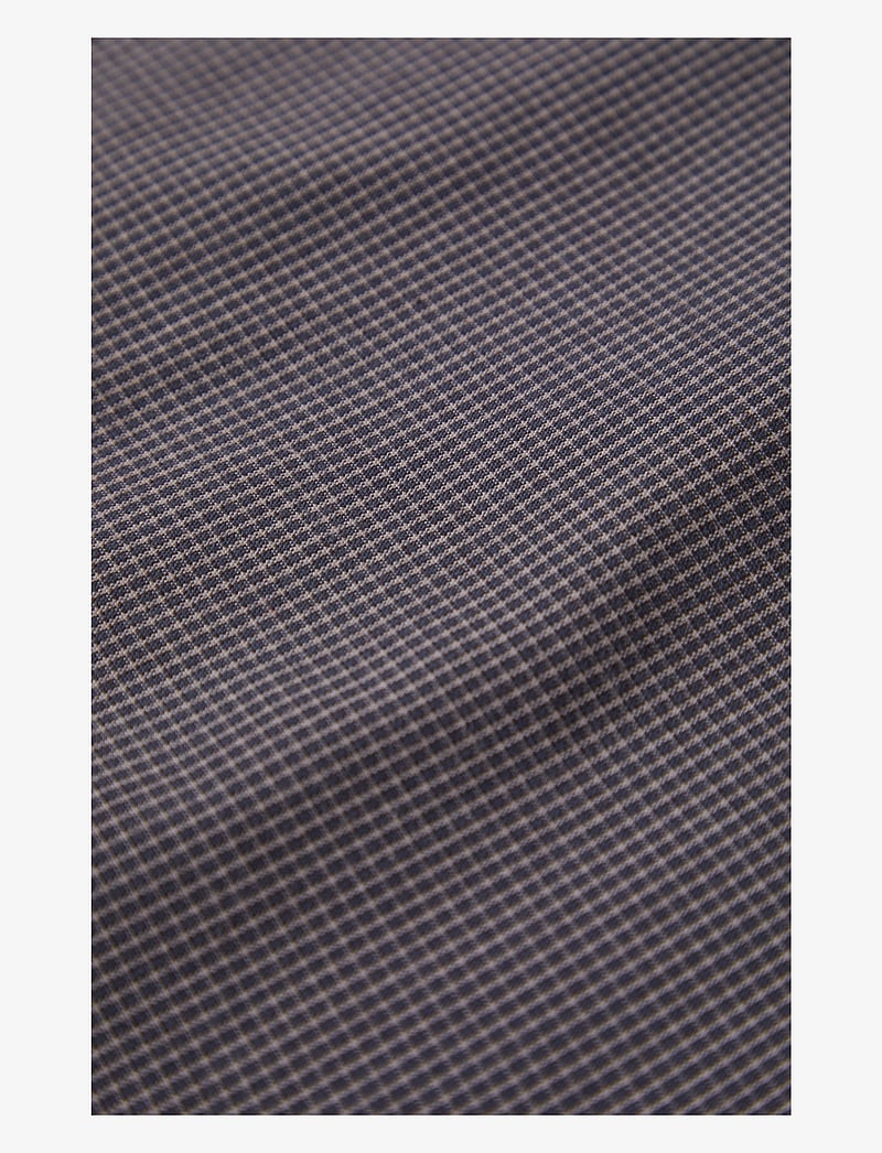 Brixton - Cru Micro Plaid S/S Wvn - kortærmede skjorter - washed navy micro plaid - 2