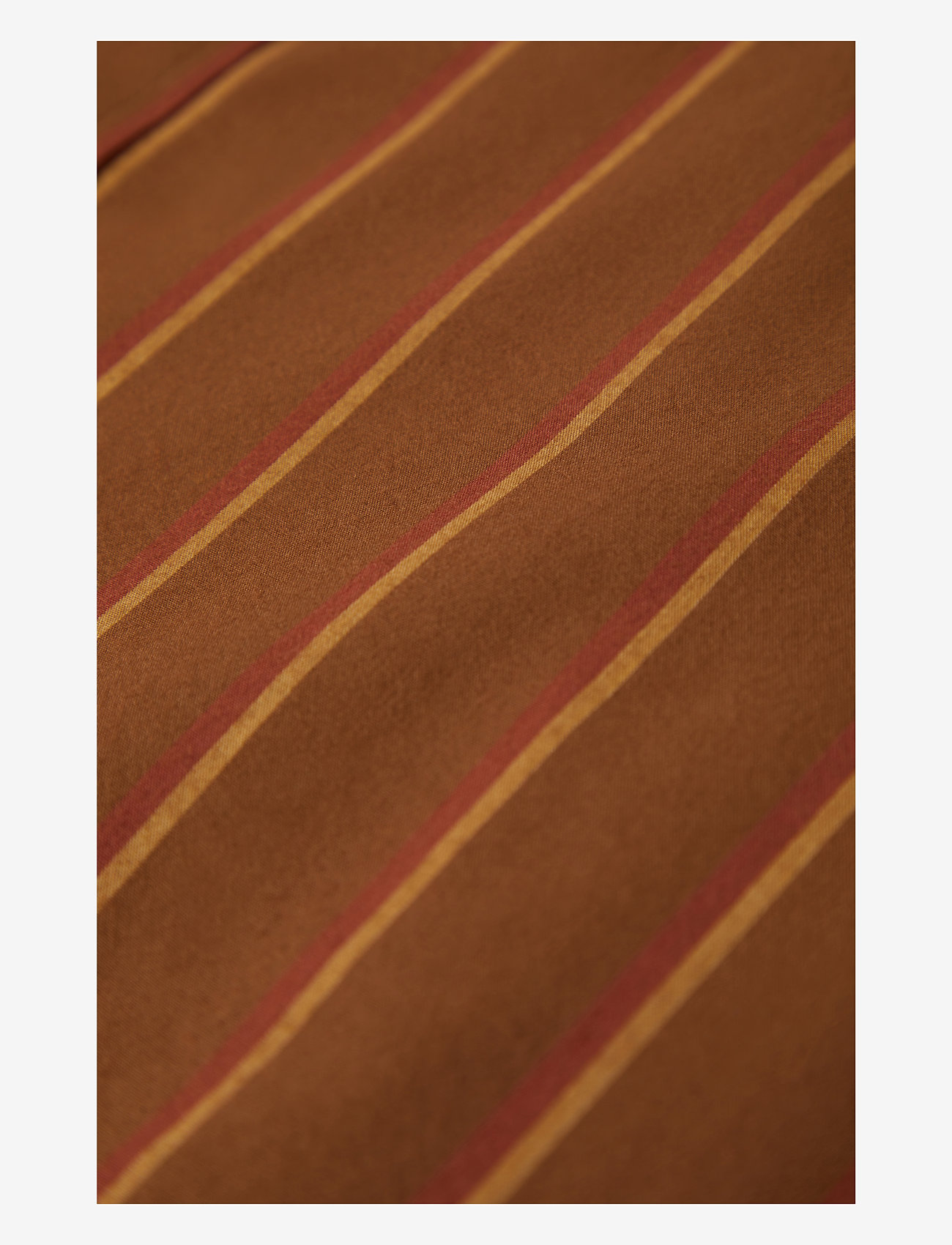 Brixton - Cru Stripe S/S Wvn - lühikeste varrukatega särgid - washed copper/burnt red/sunset - 3