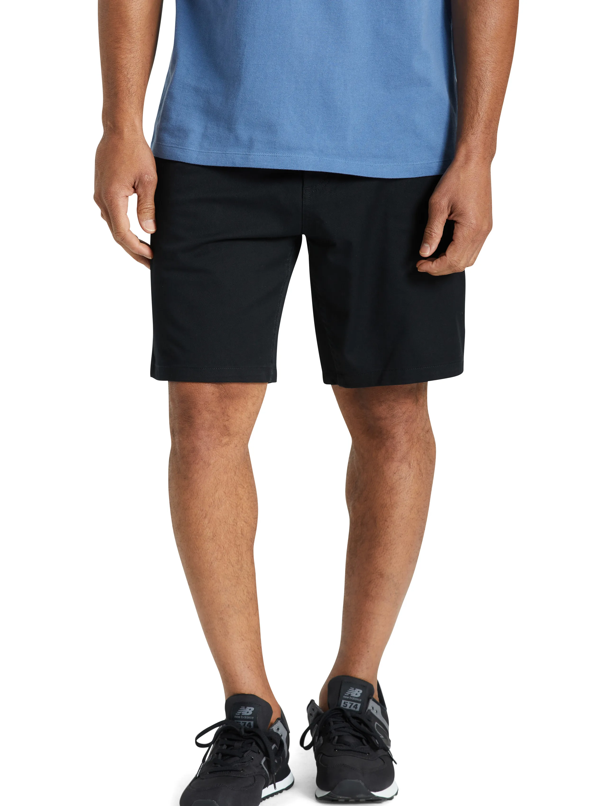 Brixton Choice Chino Short 19" - Urlaubsfavoriten - BLACK / black