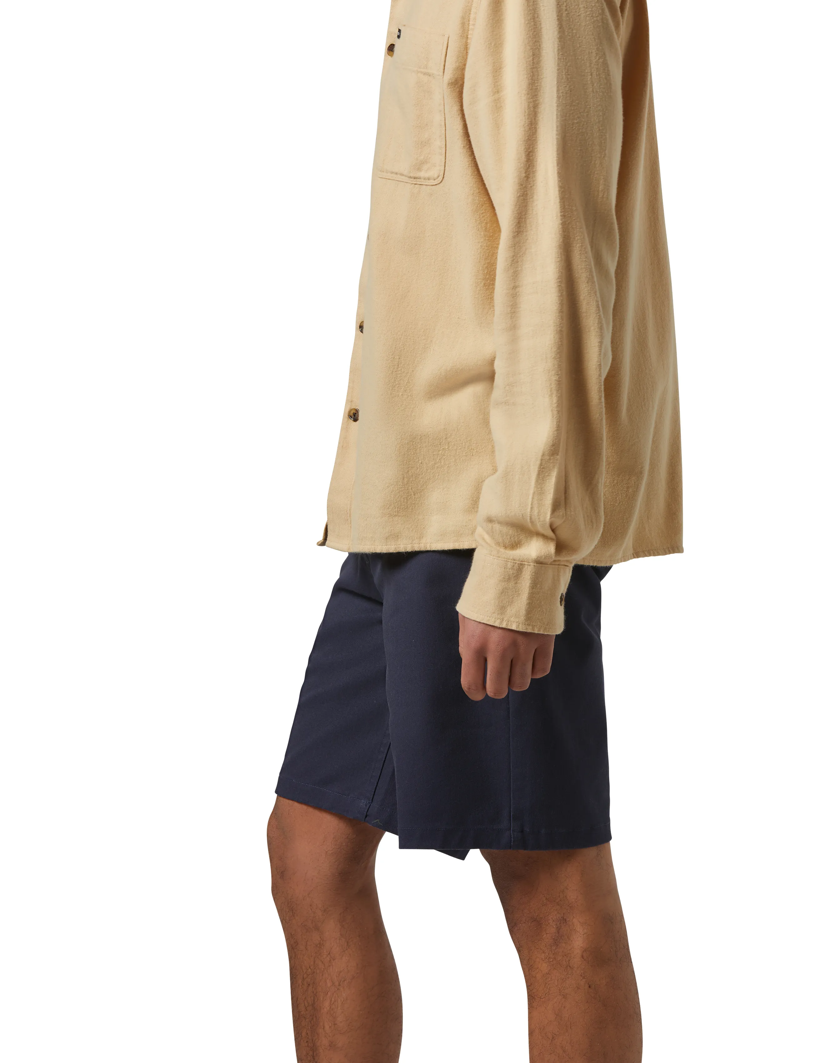 Brixton Choice Chino Short 19", 30 x 18.5, Shorts, Marineblau - Chinos Männerswear