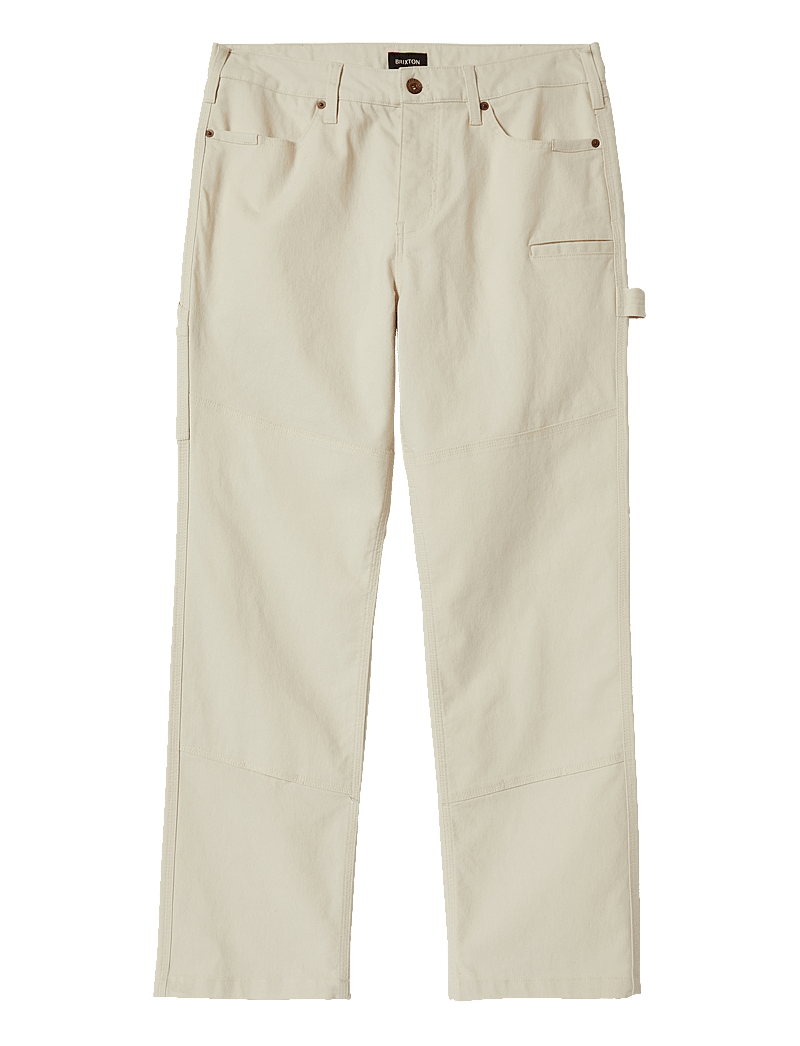 Brixton - Builders Carpenter Pant - cargobyxor - egret white - 1