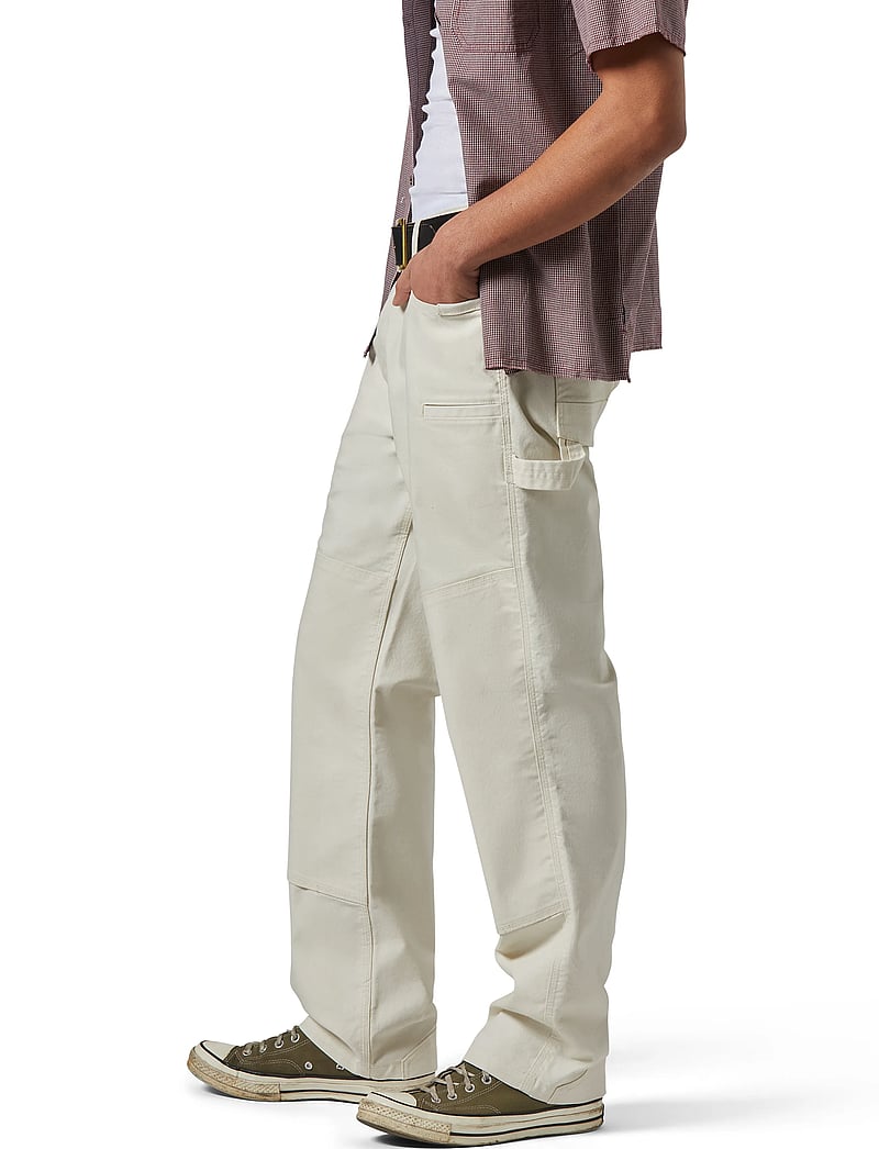 Brixton - Builders Carpenter Pant - cargobyxor - egret white - 4