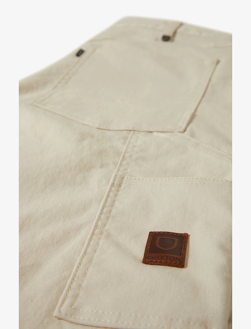 Brixton - Builders Carpenter Pant - cargobyxor - egret white - 3
