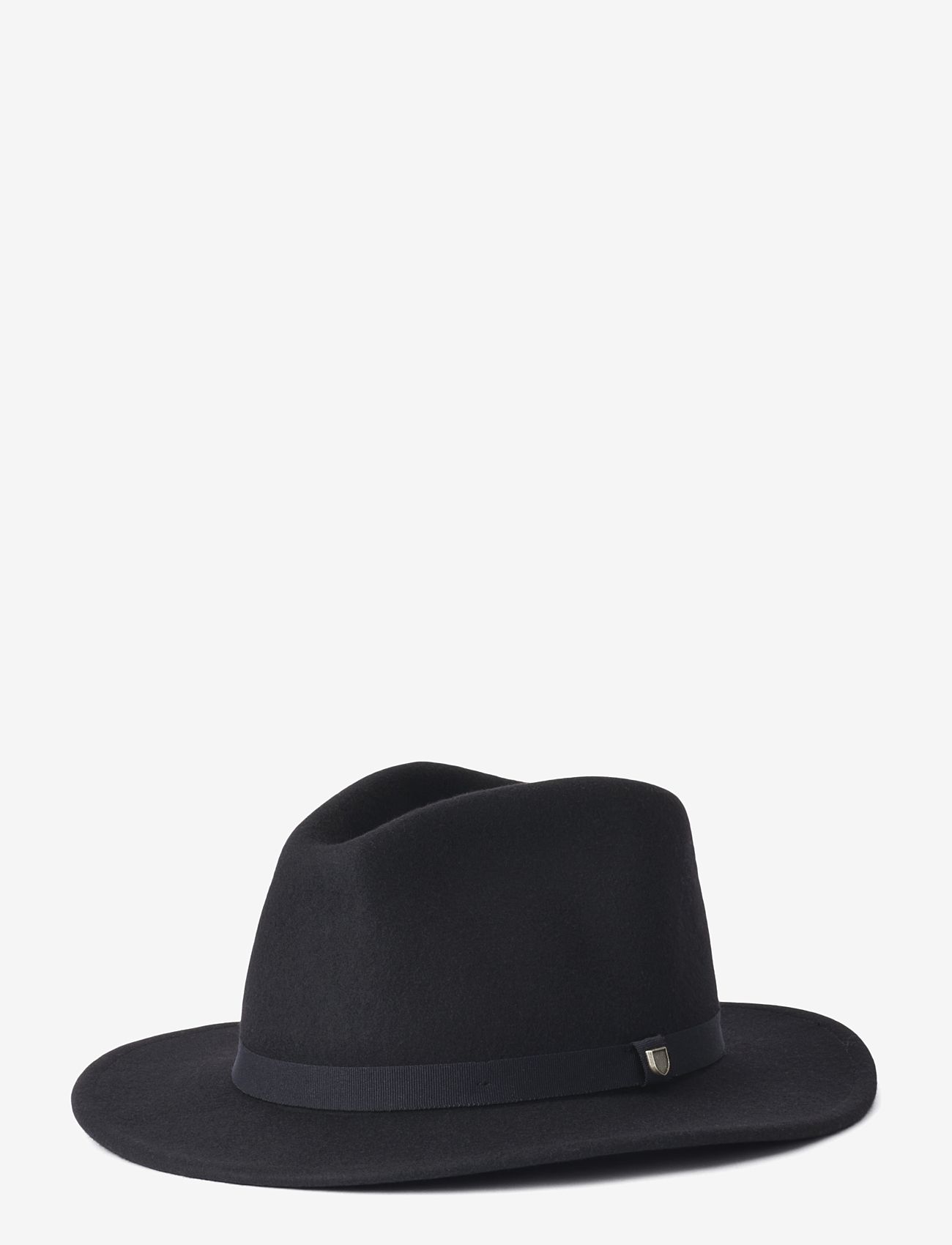 Brixton - Messer Packable Fedora - mütsid - black/black - 0
