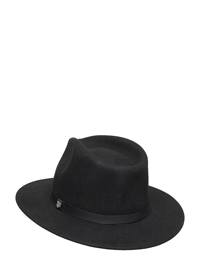 Brixton - Messer Packable Fedora - hoeden - black/black - 2