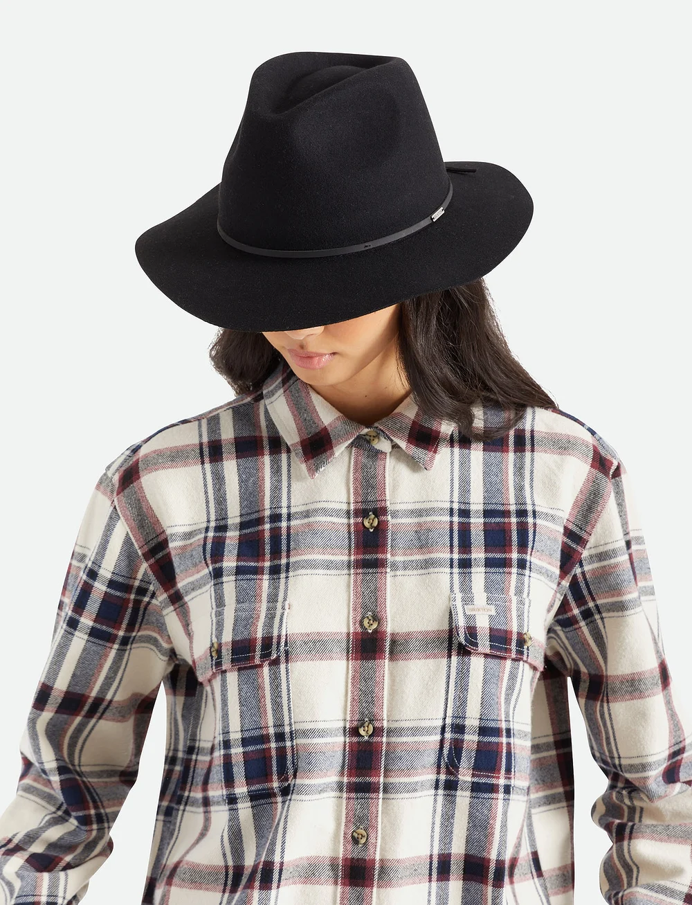 Brixton - Wesley Fedora - cepures - black - 4