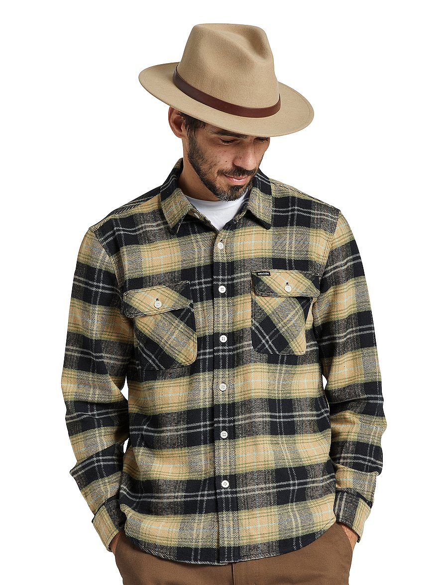 Brixton - Messer Fedora - hatte - sand - 0