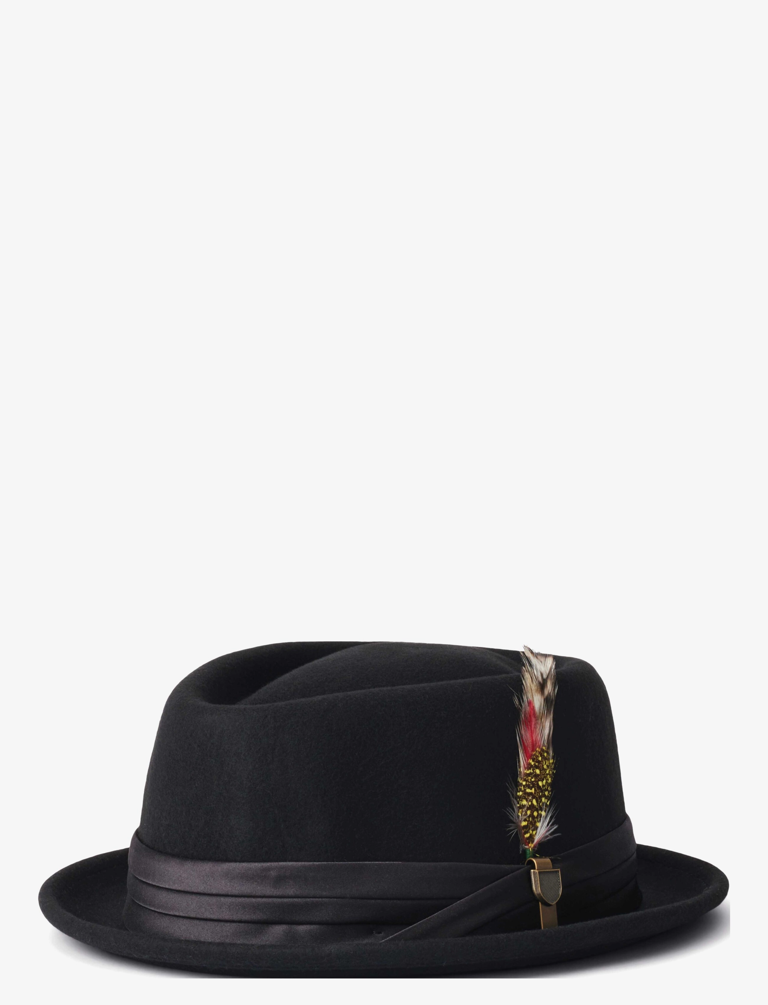 Brixton Stout Pork Pie - Hatut - BLACK/BLACK / black