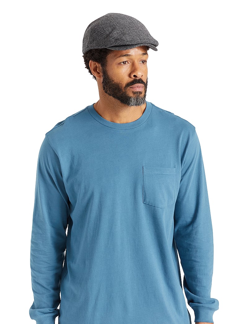 Brixton - Hooligan Snap Cap - flat cap - grey/black - 0