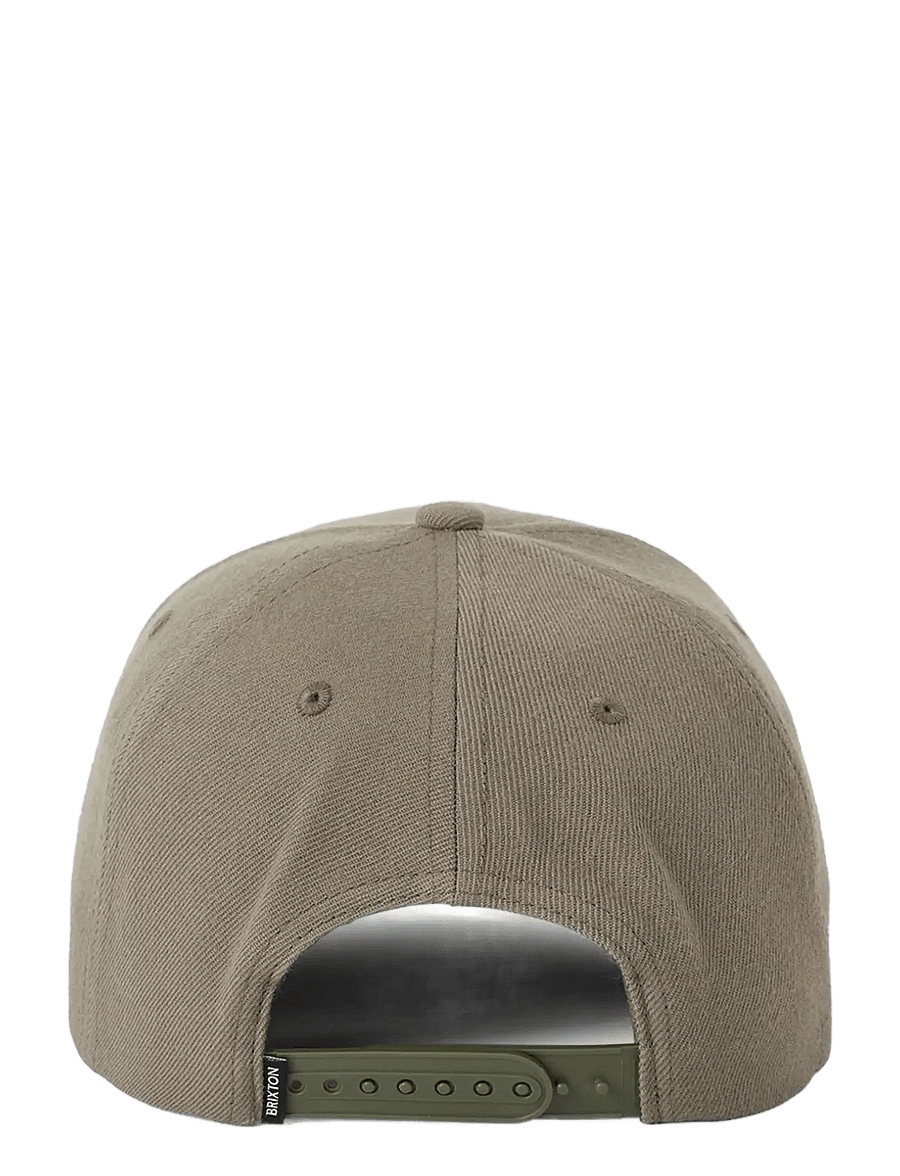 Brixton - Crest C Mp Snapback - kepurės su snapeliu - dark olive/caramel - 1