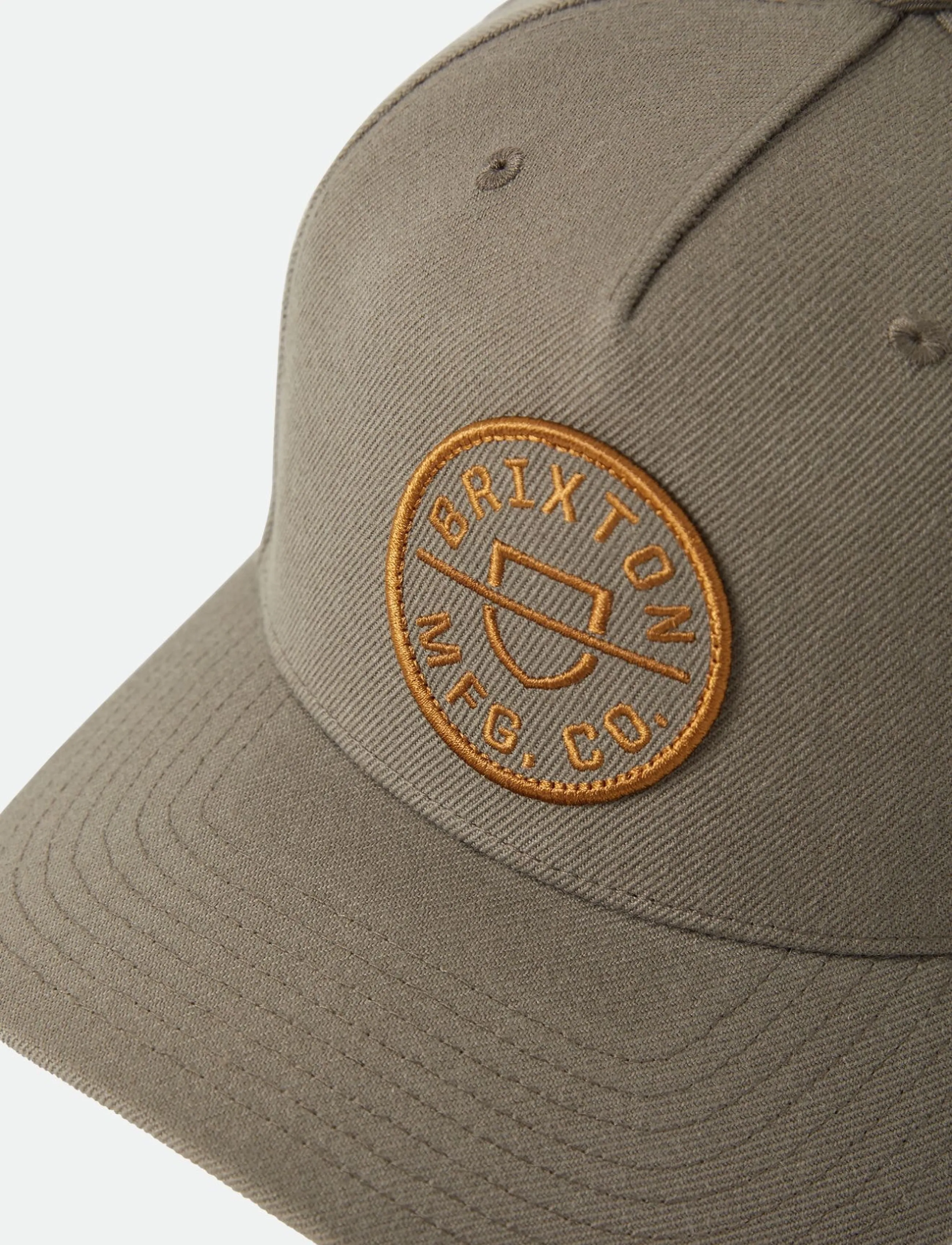 Brixton - Crest C Mp Snapback - kepsar - dark olive/caramel - 2