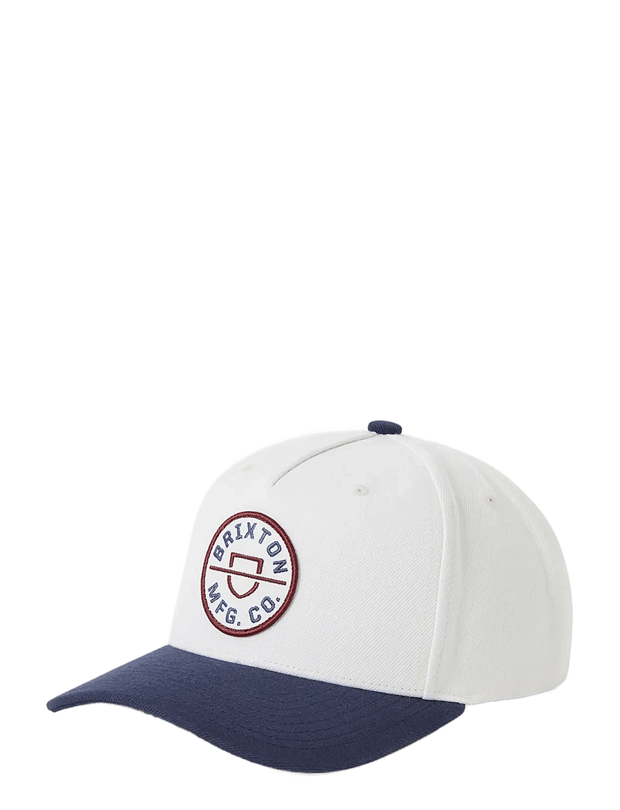 Brixton - Crest C Mp Snapback - kepurės su snapeliu - wax paper/navy - 0