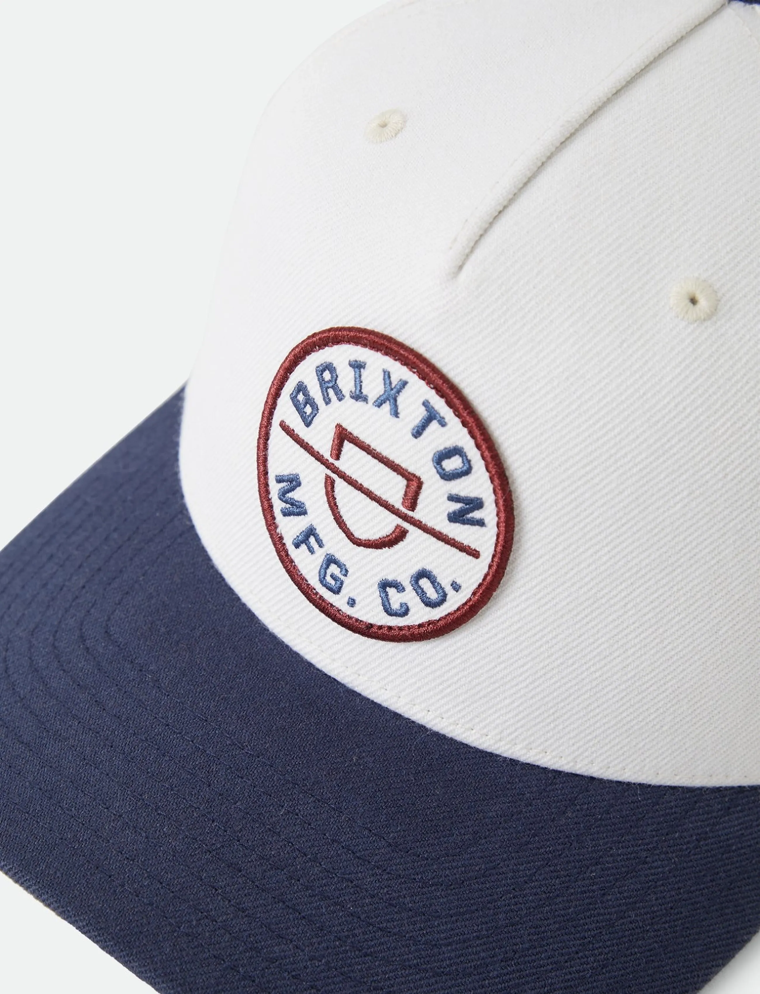 Brixton - Crest C Mp Snapback - kasketter - wax paper/navy - 2