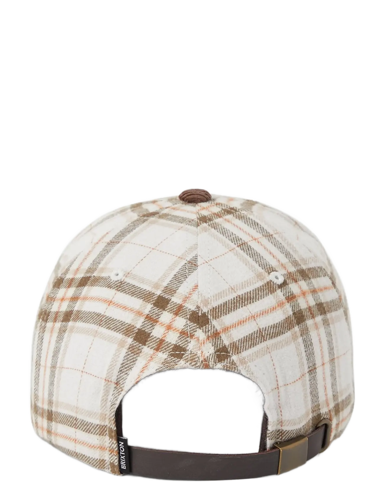 Brixton - Big B Mp Adj - kepsar - whitecap plaid/brown corduroy - 1