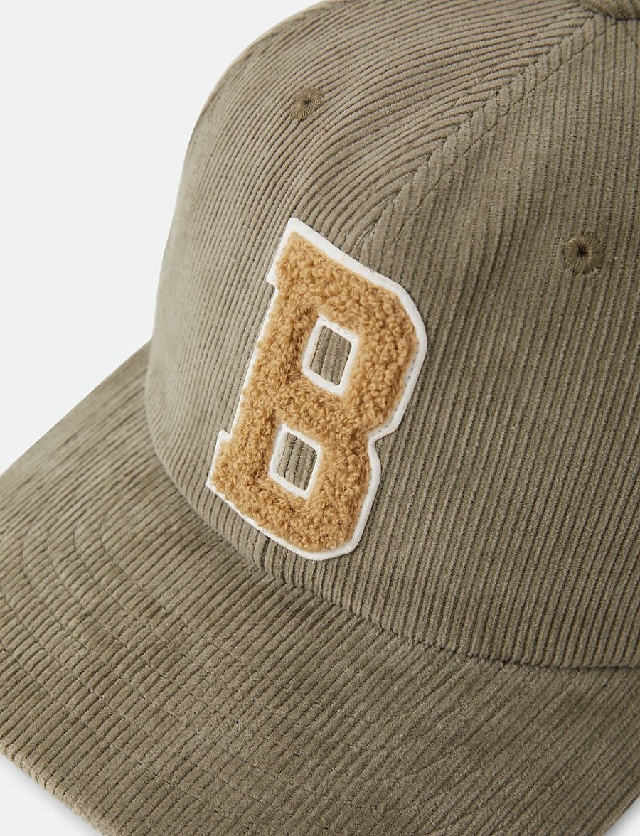 Brixton - Big B Mp Adj - nokamütsid - dark olive corduroy - 2